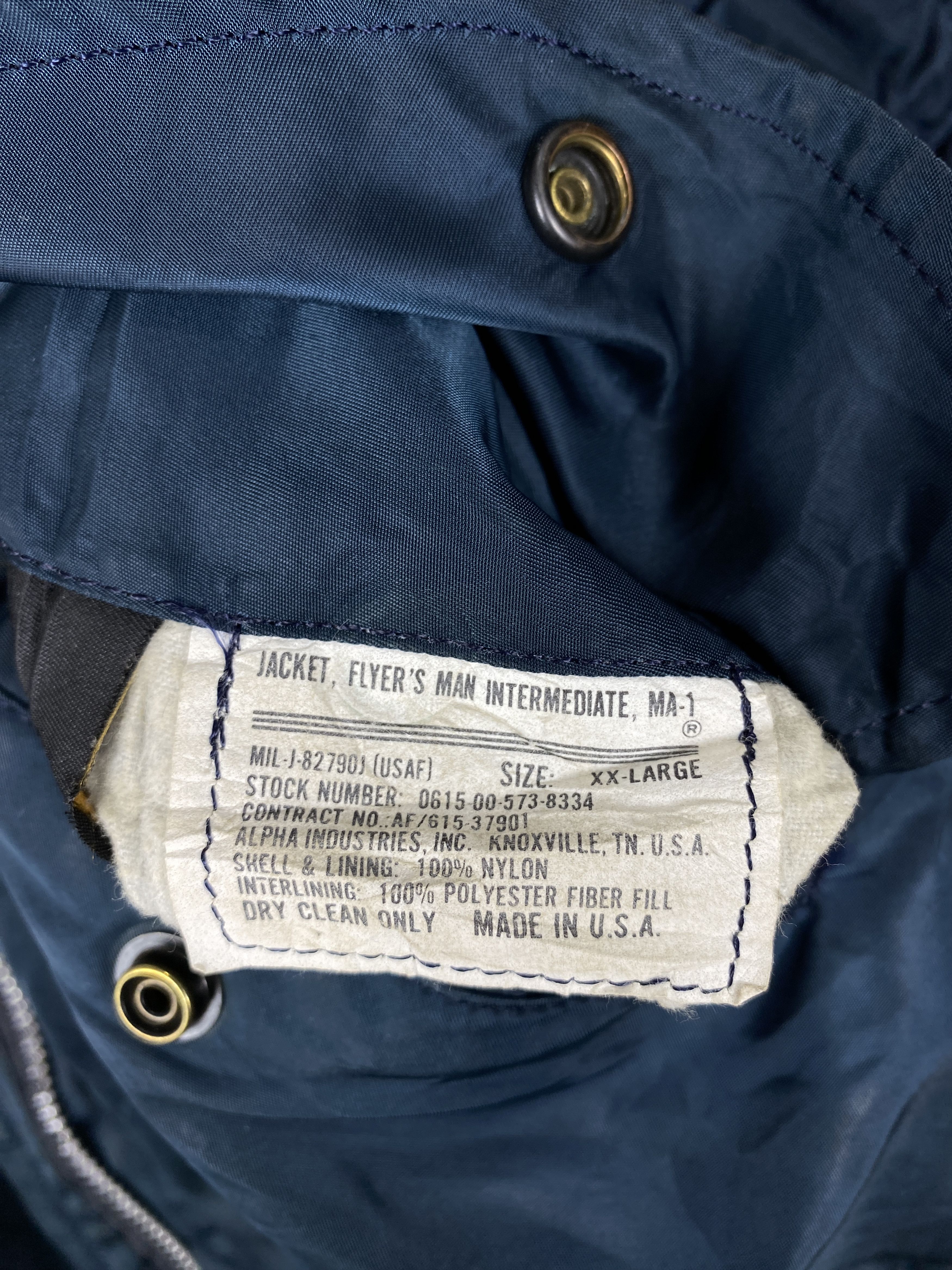Alpha Industries Vintage Alpha Industries Reversible Bombers Jacket J2020 Size US XL / EU 56 / 4 - 14 Thumbnail