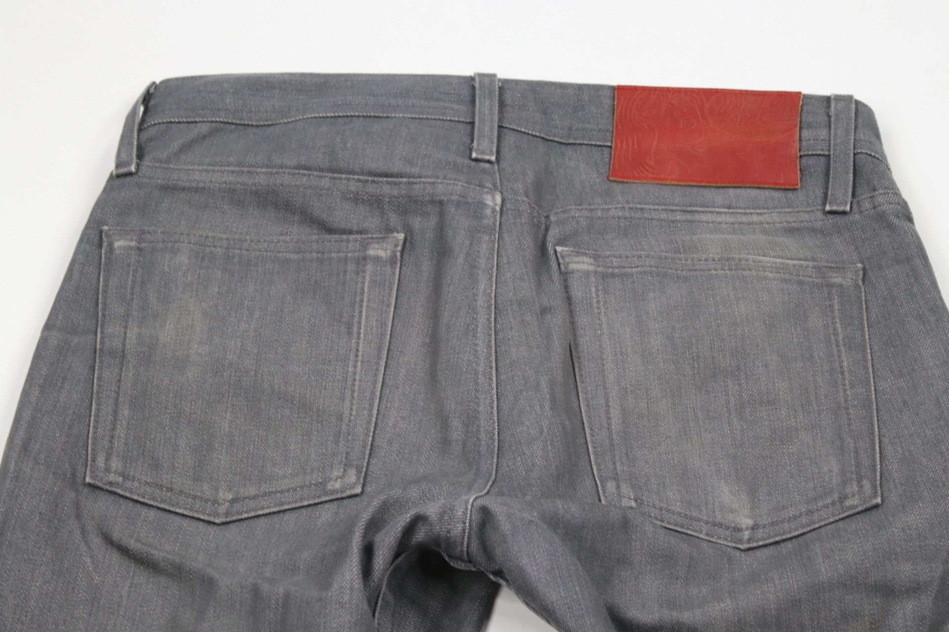 Naked & Famous × Vintage Naked & Famous Fly Weird Guy Selvedge Denim Jeans Gray Size ONE SIZE - 9 Thumbnail