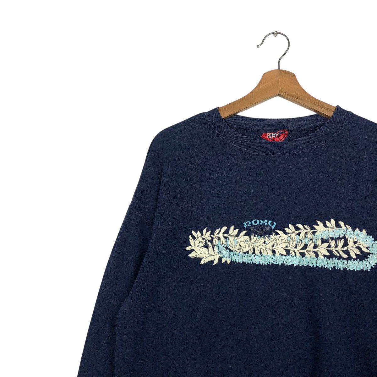 Hysteric Glamour 🔥VINTAGE SWEATSHIRT ROXY BIG LOGO OVER PRINT Size US M / EU 48-50 / 2 - 9 Thumbnail
