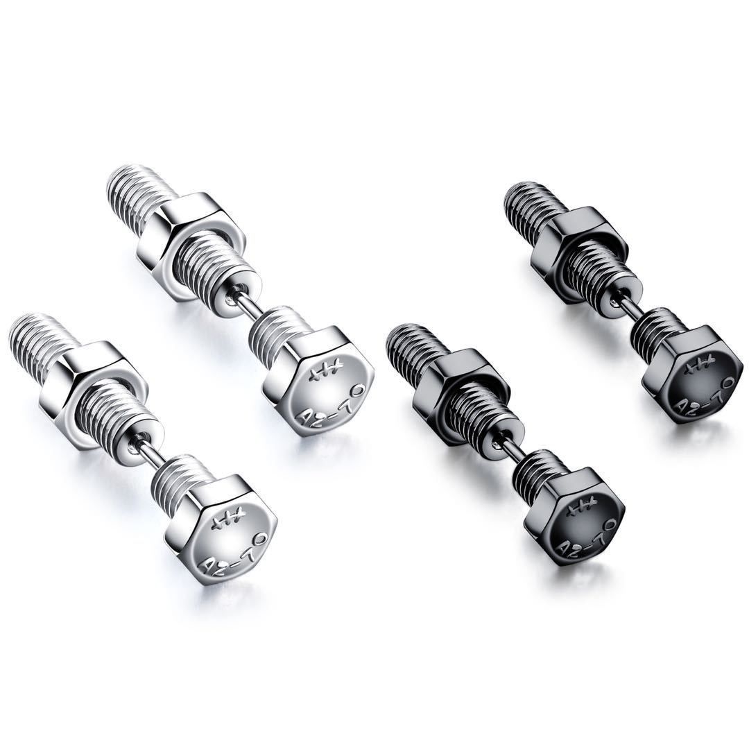 Jewelry New Trend Earrings One Pairs Chrome Jewelry Size ONE SIZE - 3 Thumbnail