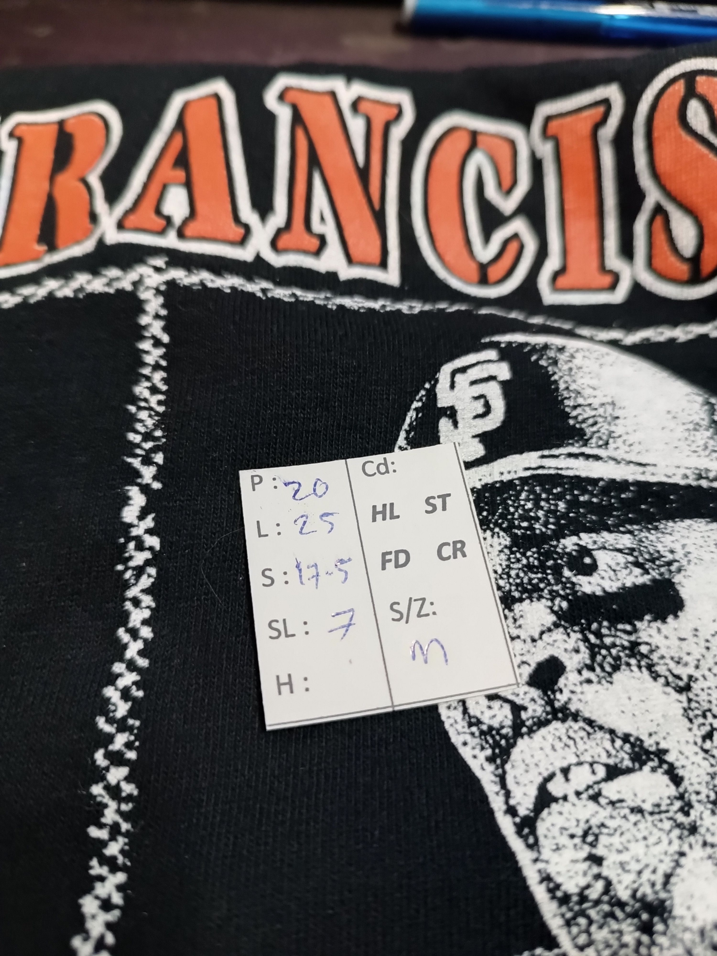MLB VTG '89 SAN FRANSCISCO GIANTS LEGENDS MLB 49ERS VERY RARE TS Size US M / EU 48-50 / 2 - 17 Thumbnail