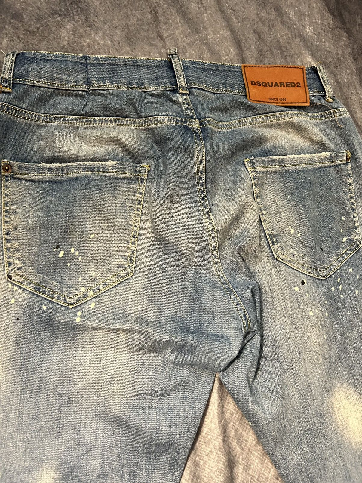 Dsquared2 DQUARED2 Ripped Denim Jeans Size US 34 / EU 50 - 6 Thumbnail