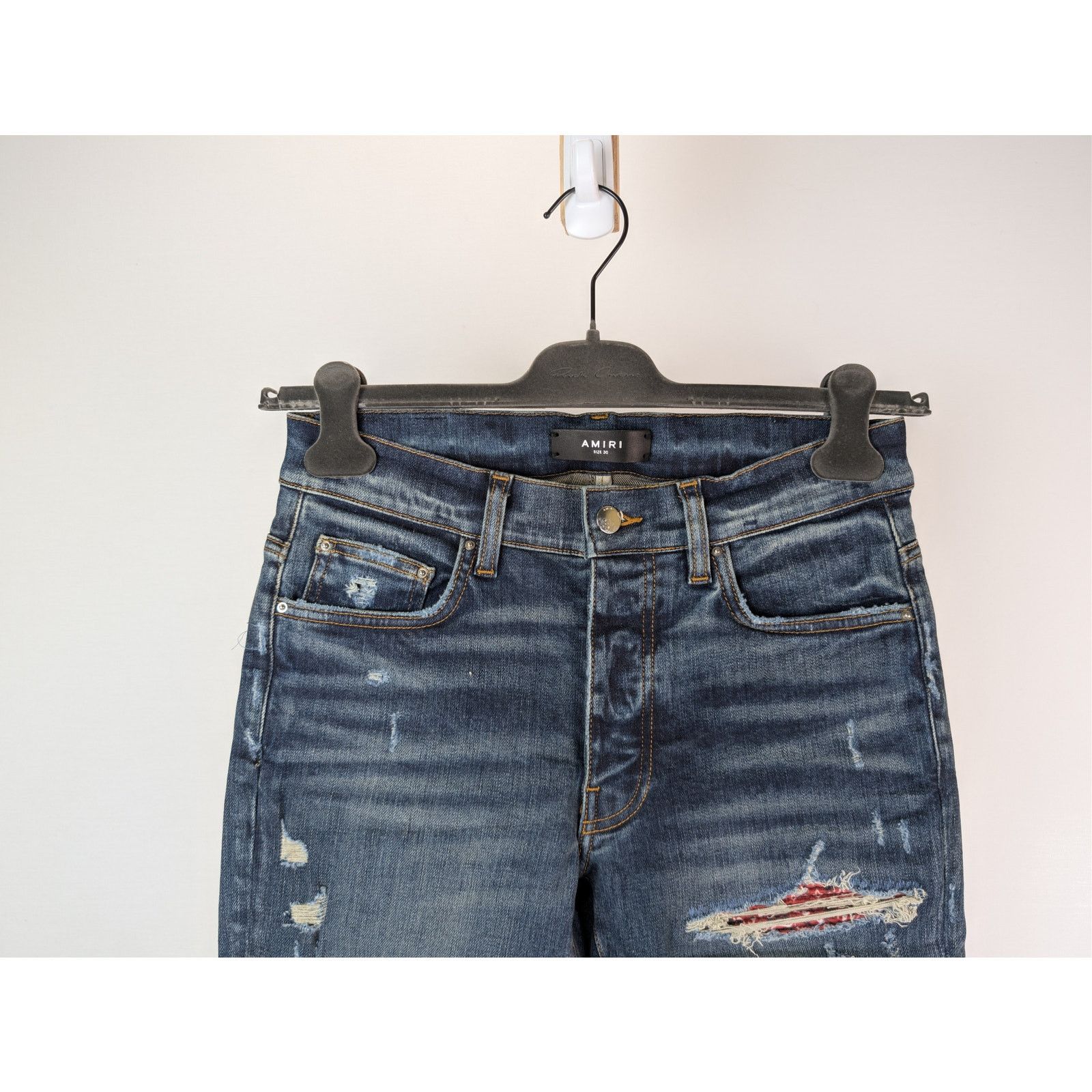 Amiri o1rshd1 Q:2 / Bandana MX1 Denim Jeans in Deep Classic Size US 30 / EU 46 - 3 Thumbnail