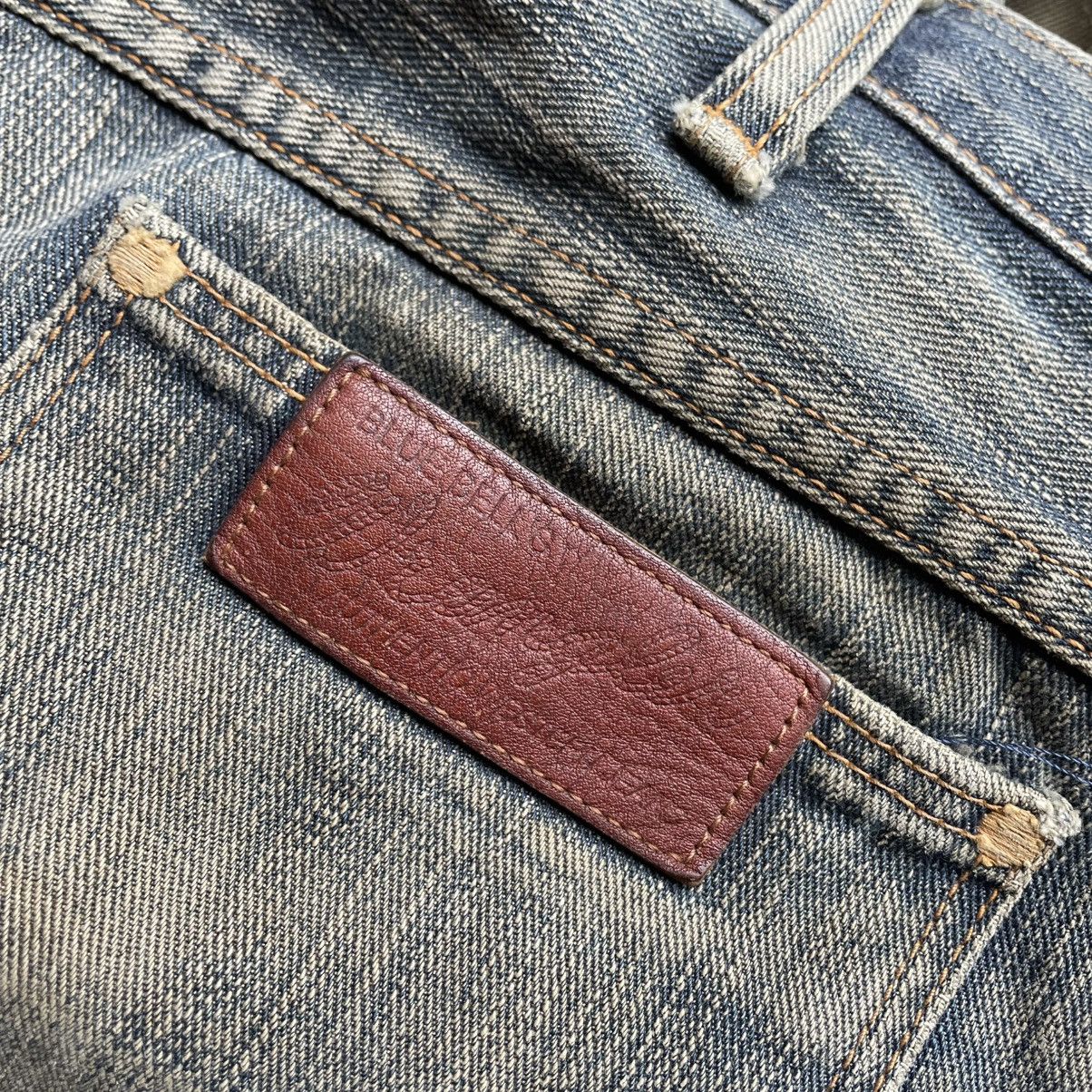 Wrangler 🔥Vintage 80s Wrangler Stoned Washed Ripped Denim Jeans Size US 32 / EU 48 - 15 Thumbnail