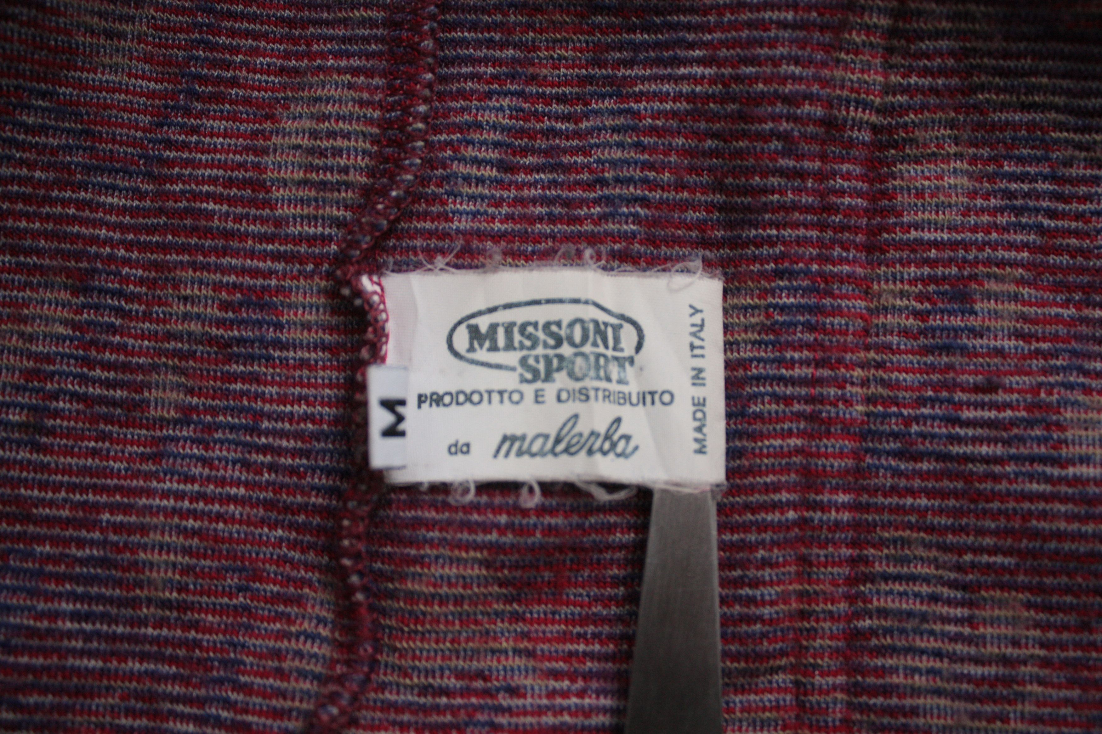 Missoni Missoni Sport Wool Blend Burgundy Vest Medium Size US M / EU 48-50 / 2 - 5 Thumbnail