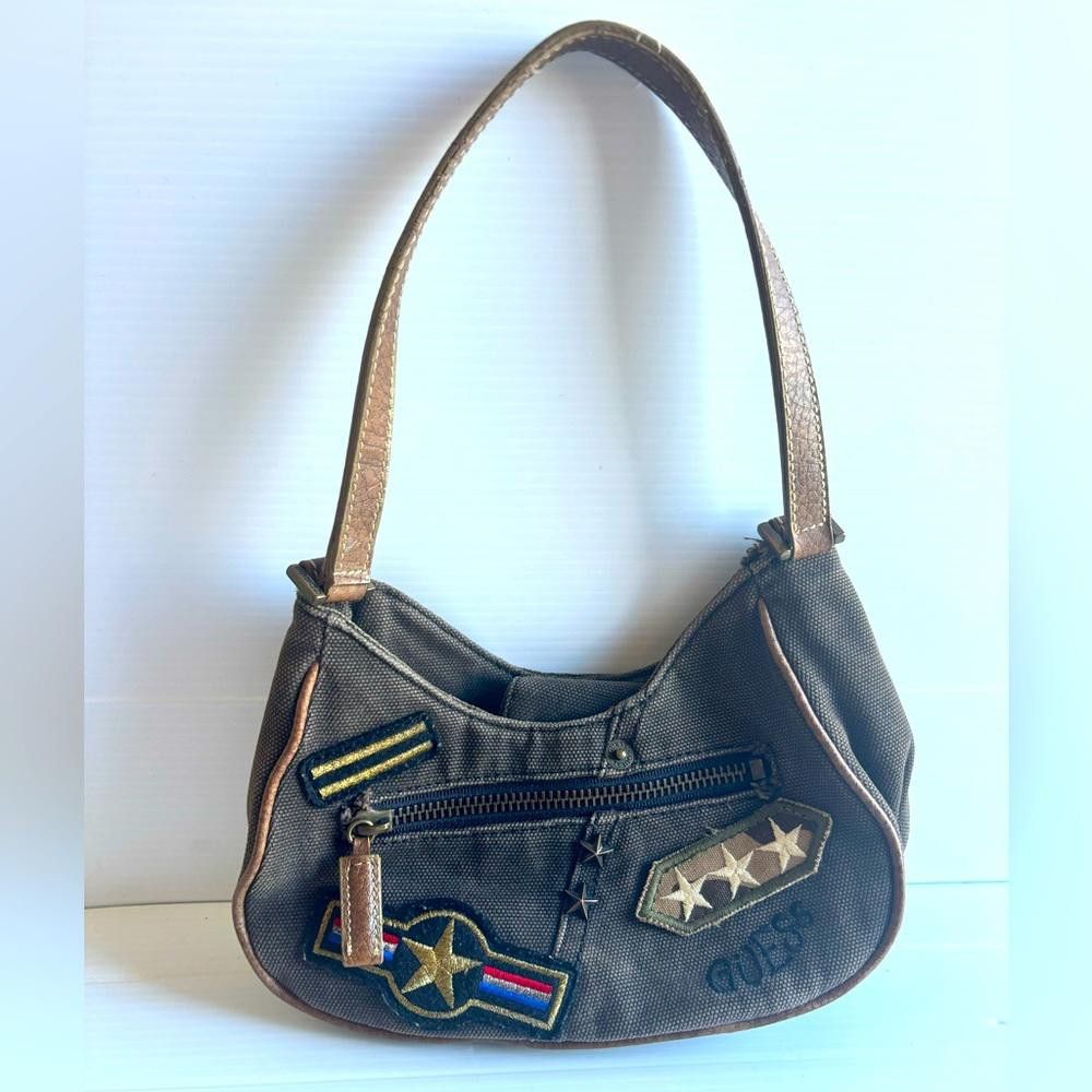 Guess Y2K GUESS Shoulder mini Bag with Patches 2000 baddie style Size ONE SIZE - 1 Thumbnail