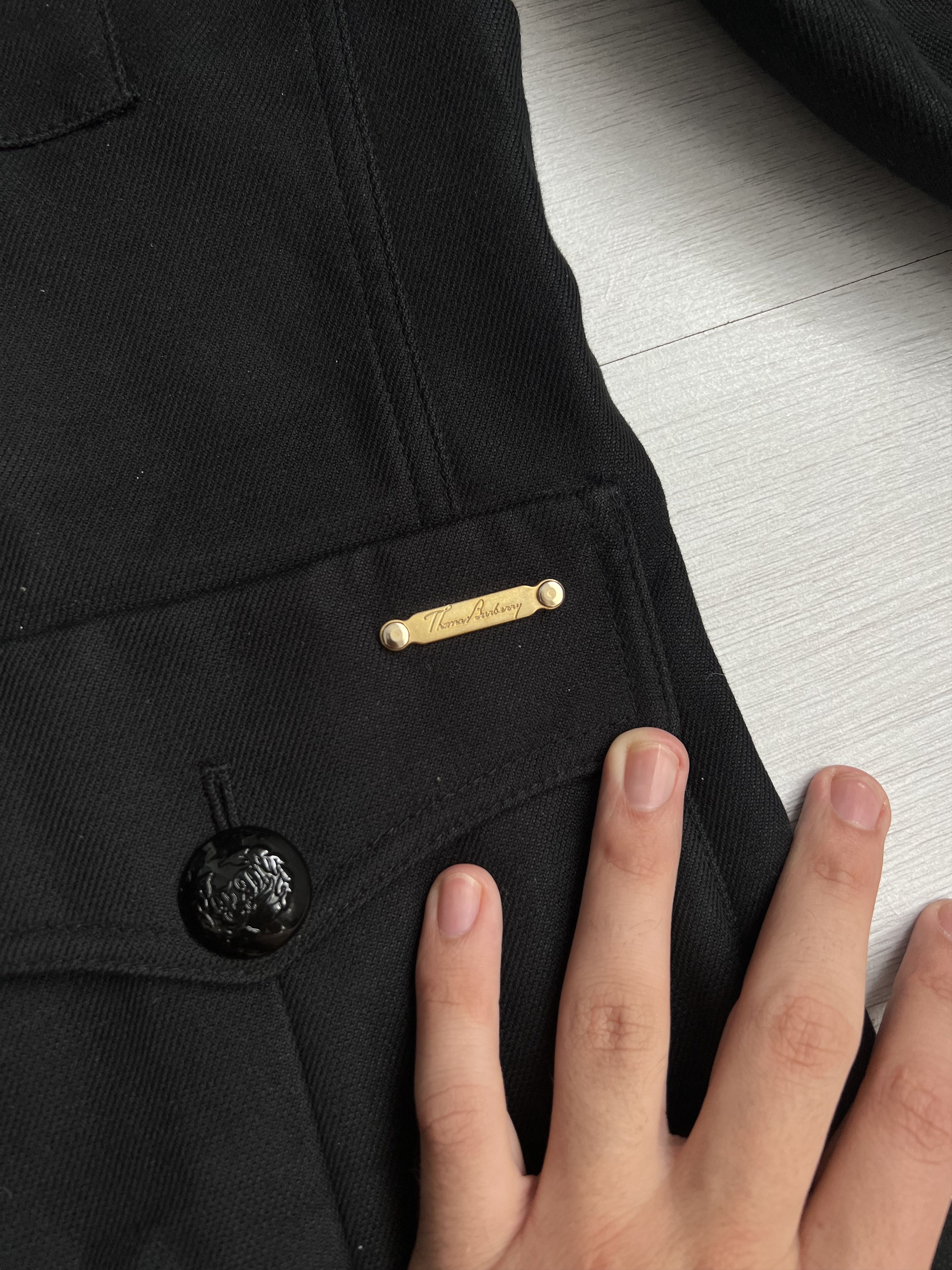 Burberry × Vintage Thomas Burberry – Bellamy Coat Men’s RARE Size US M / EU 48-50 / 2 - 2 Thumbnail