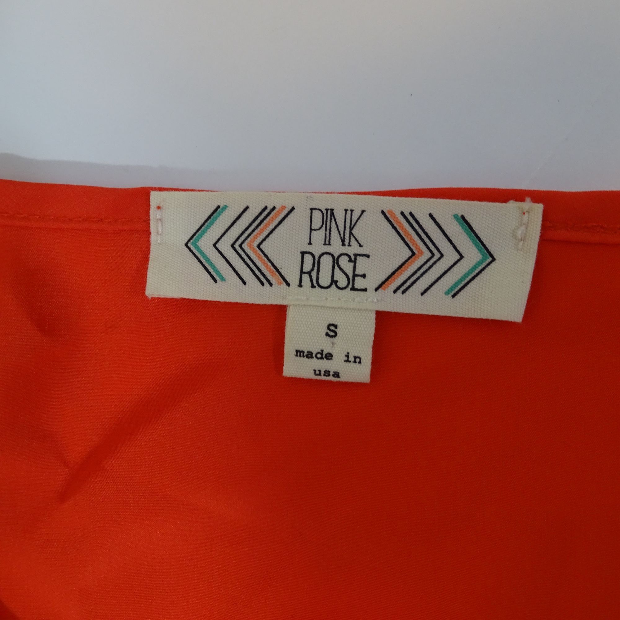 Other Pink Rose Women Orange Belted Tunic Shift Dress Size S Size S / US 4 / IT 40 - 5 Thumbnail