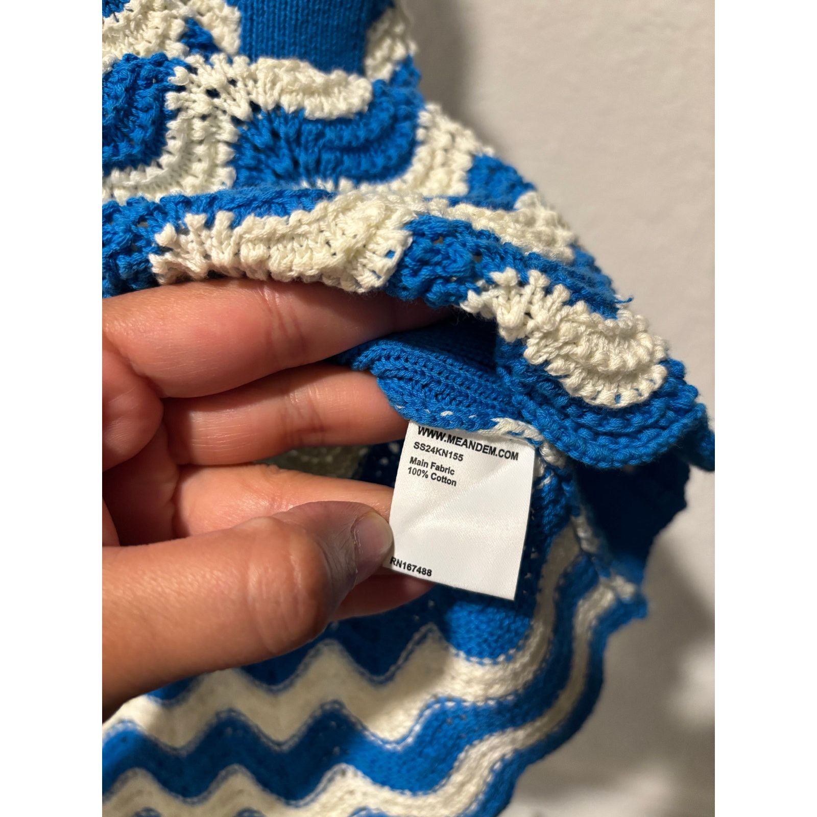 ME+EM NWOT ME+EM Cotton Scallop Knit Sweater Vest size L Size L / US 10 / IT 46 - 8 Thumbnail