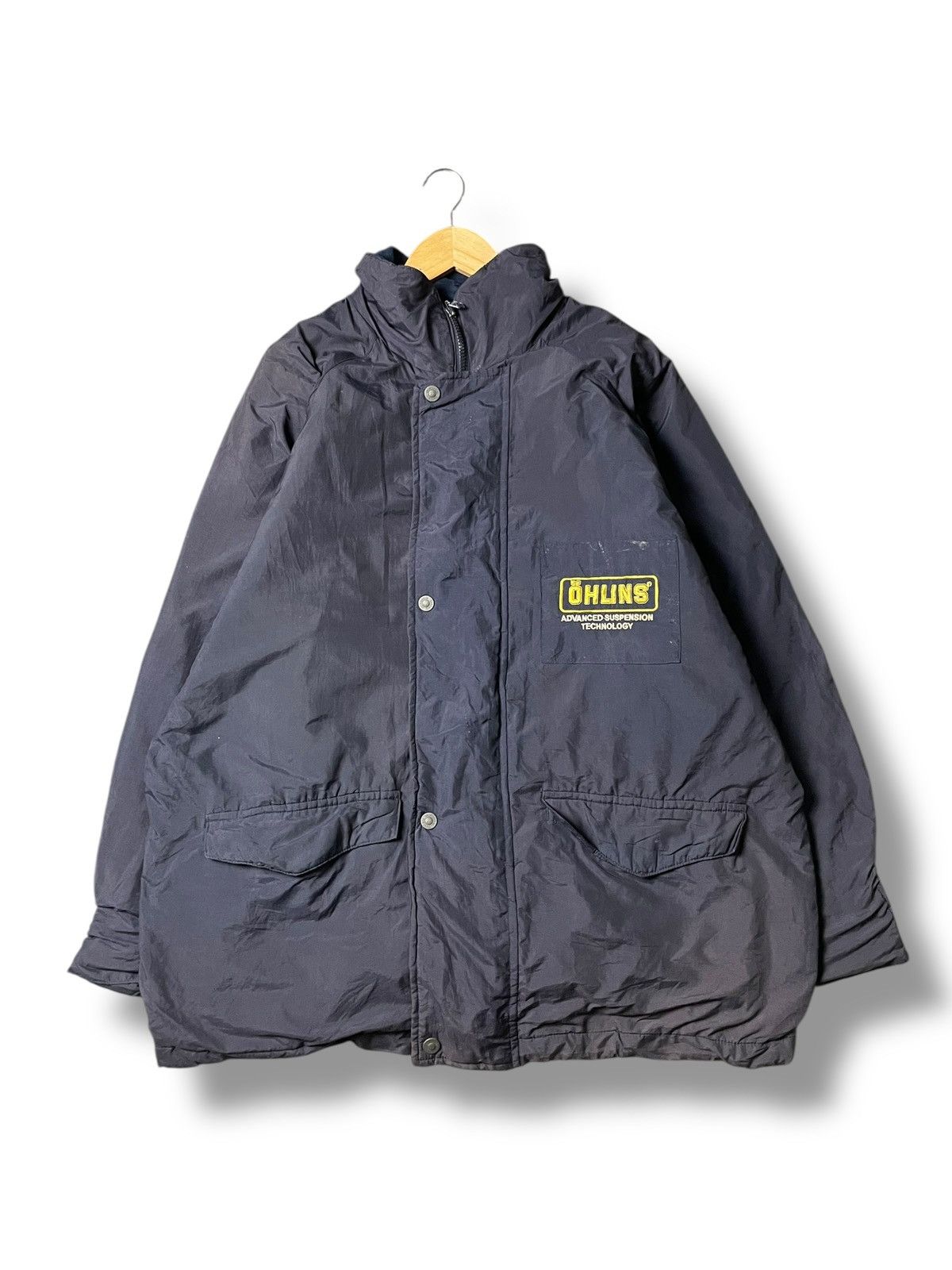 Japanese Brand × Other × Vintage Ohlins Suspension Brand Jacket with Double Pocket (134) Size US L / EU 52-54 / 3 - 1 Thumbnail