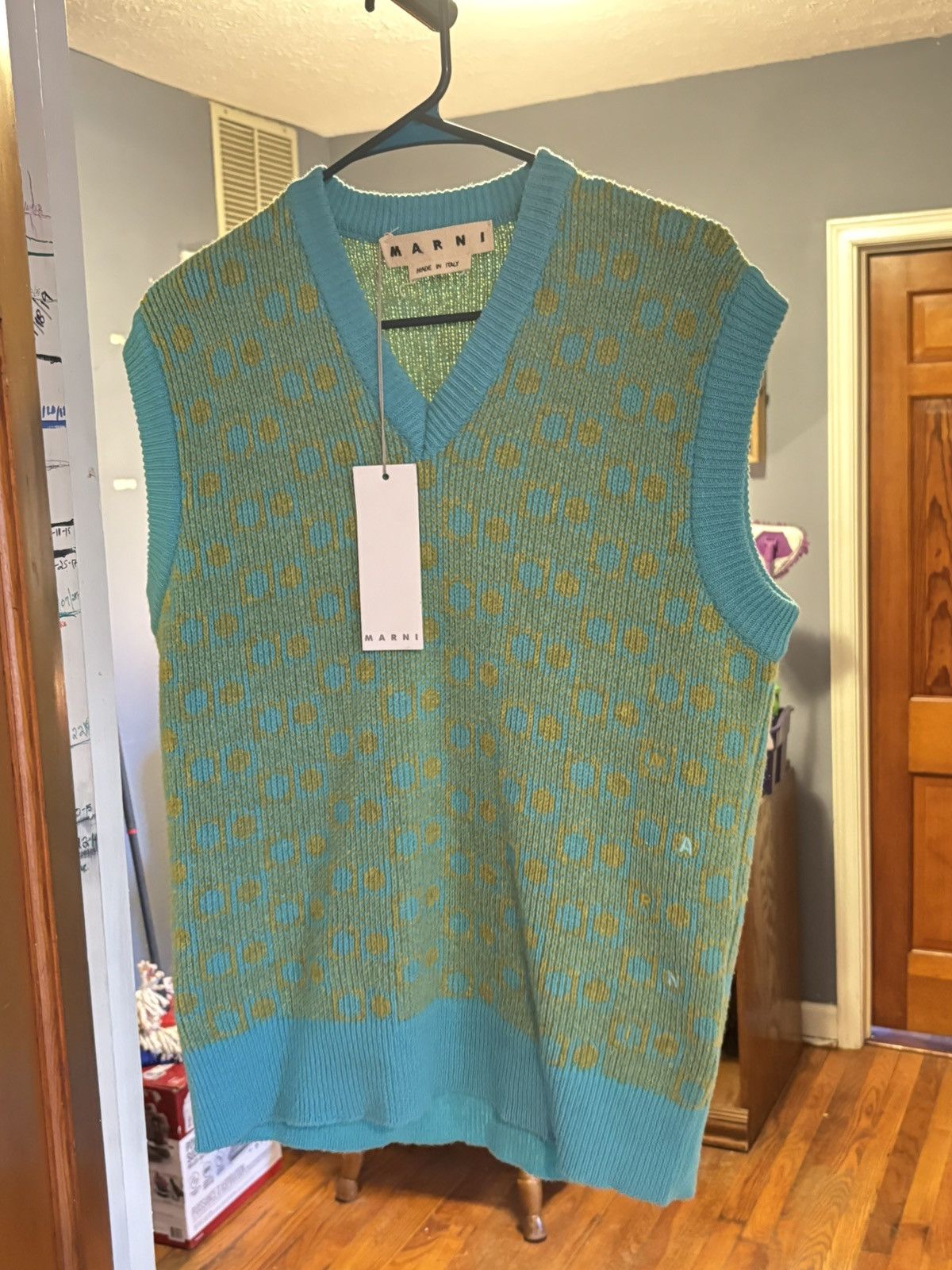 Marni Marni wool sweater vest Size L / US 10 / IT 46 - 1 Thumbnail