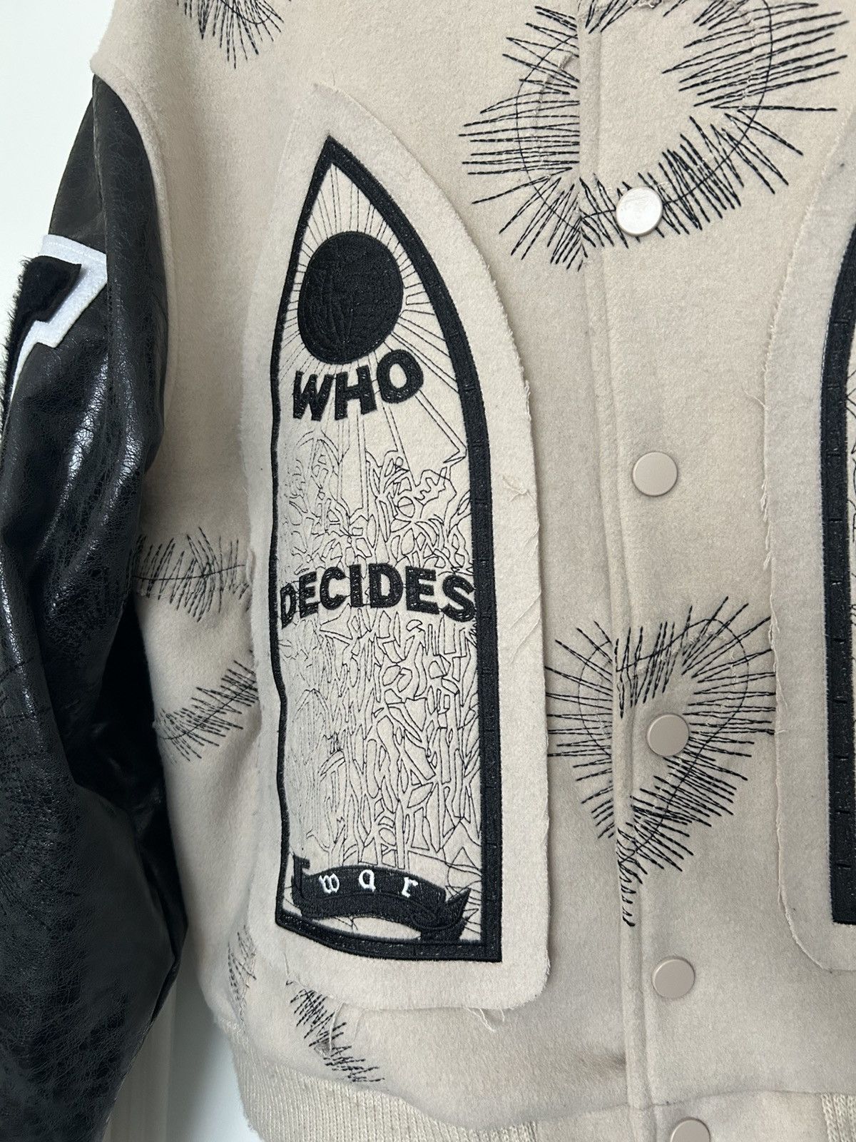 Who Decides War Who decides war varsity namesake jacket bomber Size US XXL / EU 58 / 5 - 5 Thumbnail