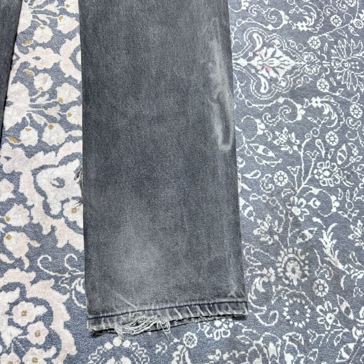 Levi's Vintage Levis 505 Black Faded Distressed Jeans Size US 34 / EU 50 - 14 Thumbnail