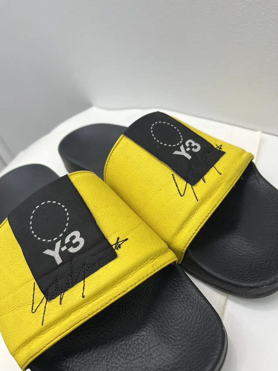 Adidas × Y-3 Adidas Y-3 by Yohji Yamamoto Logo Embroidered Slides Size US 10 / EU 43 - 2 Thumbnail