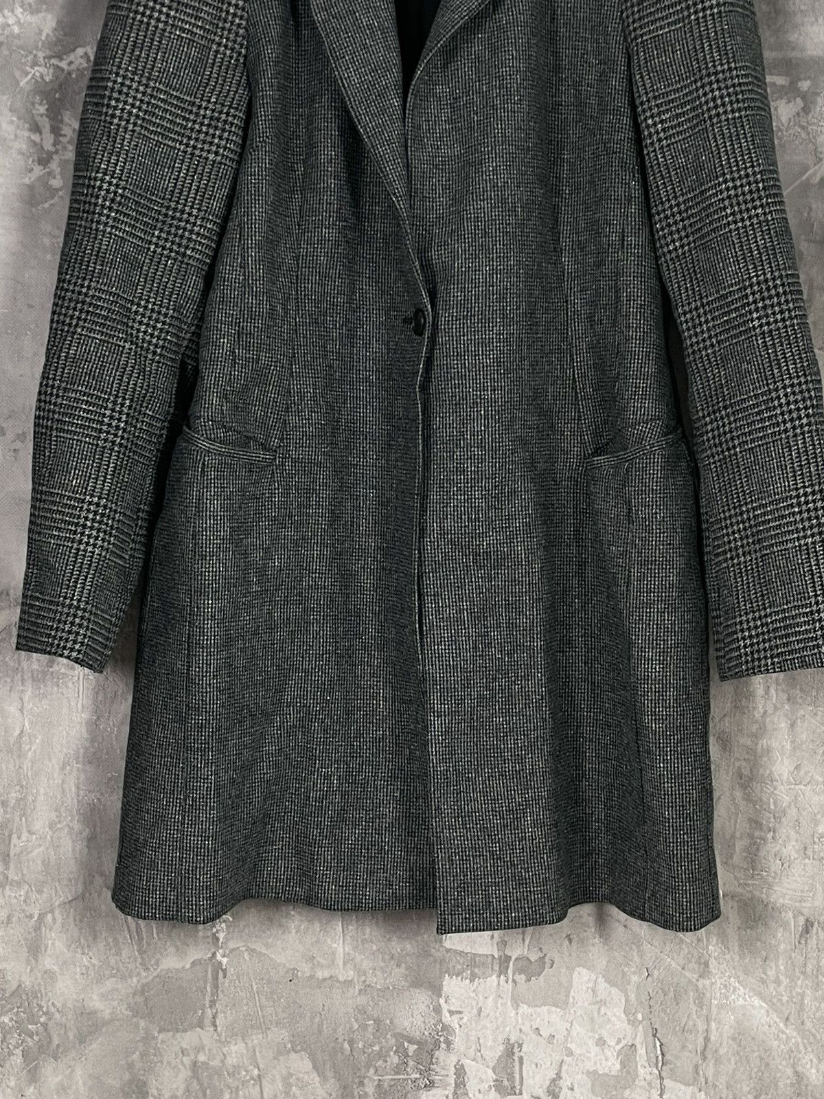 Allsaints × Vintage Allsaints wool Avant Garde coat Streetwear Y2K Size US S / EU 44-46 / 1 - 5 Thumbnail