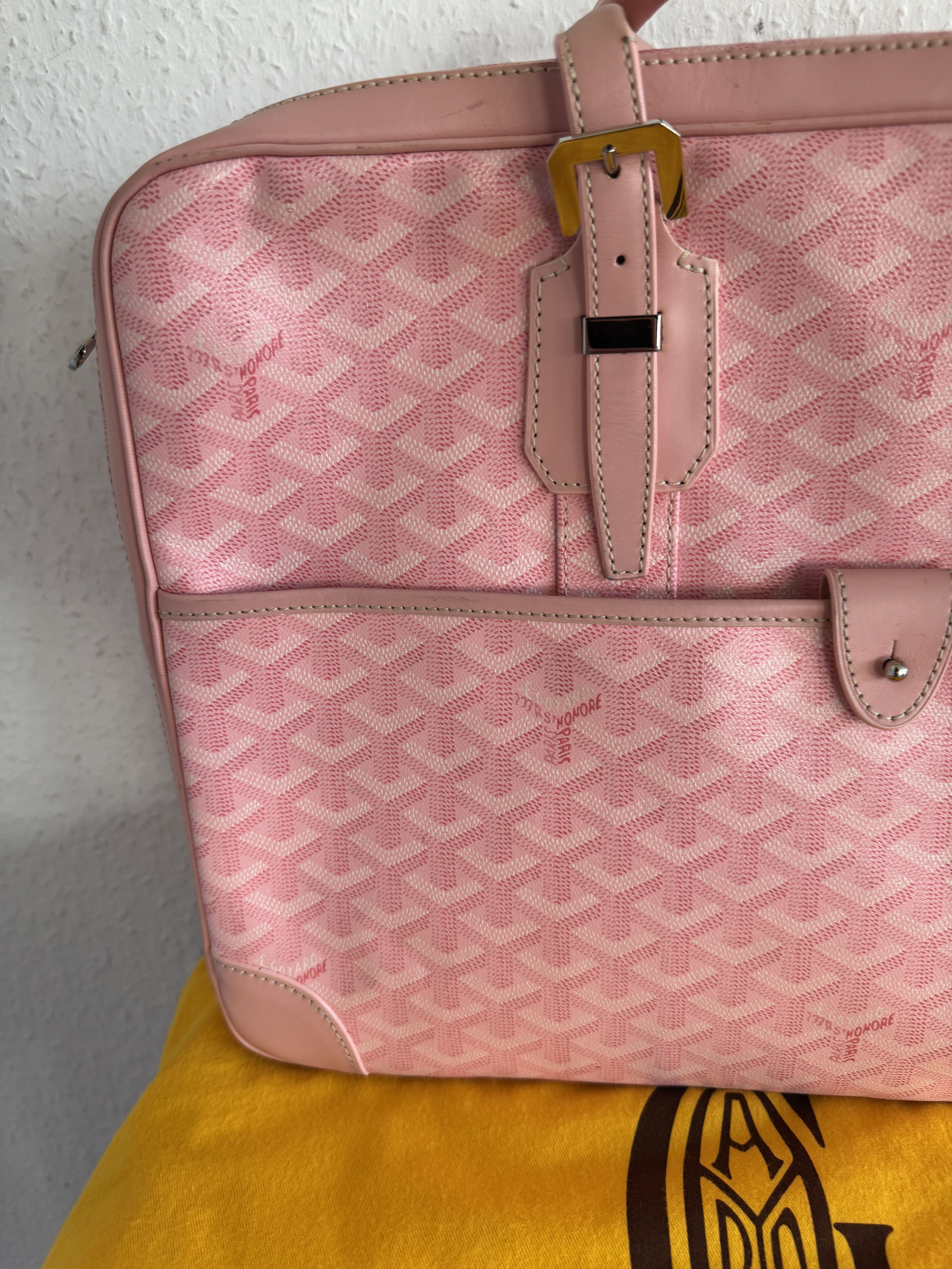 Goyard Goyard Ambassade MM Pink Monogram Briefcase Size ONE SIZE - 16 Thumbnail