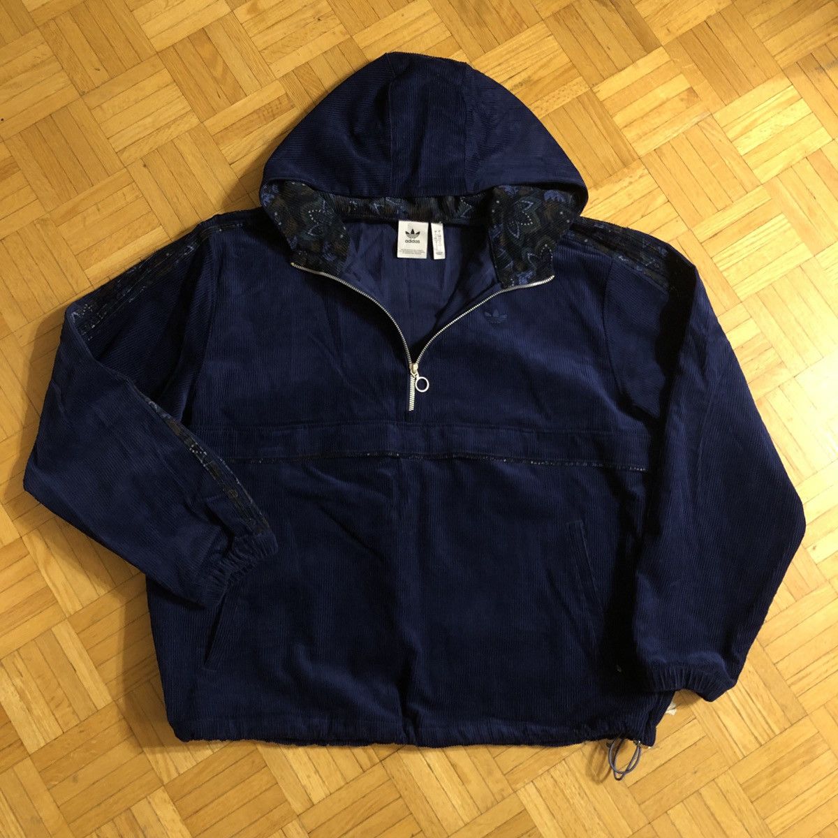 Adidas Adidas Corduroy Hoodie - L Size US L / EU 52-54 / 3 - 3 Thumbnail