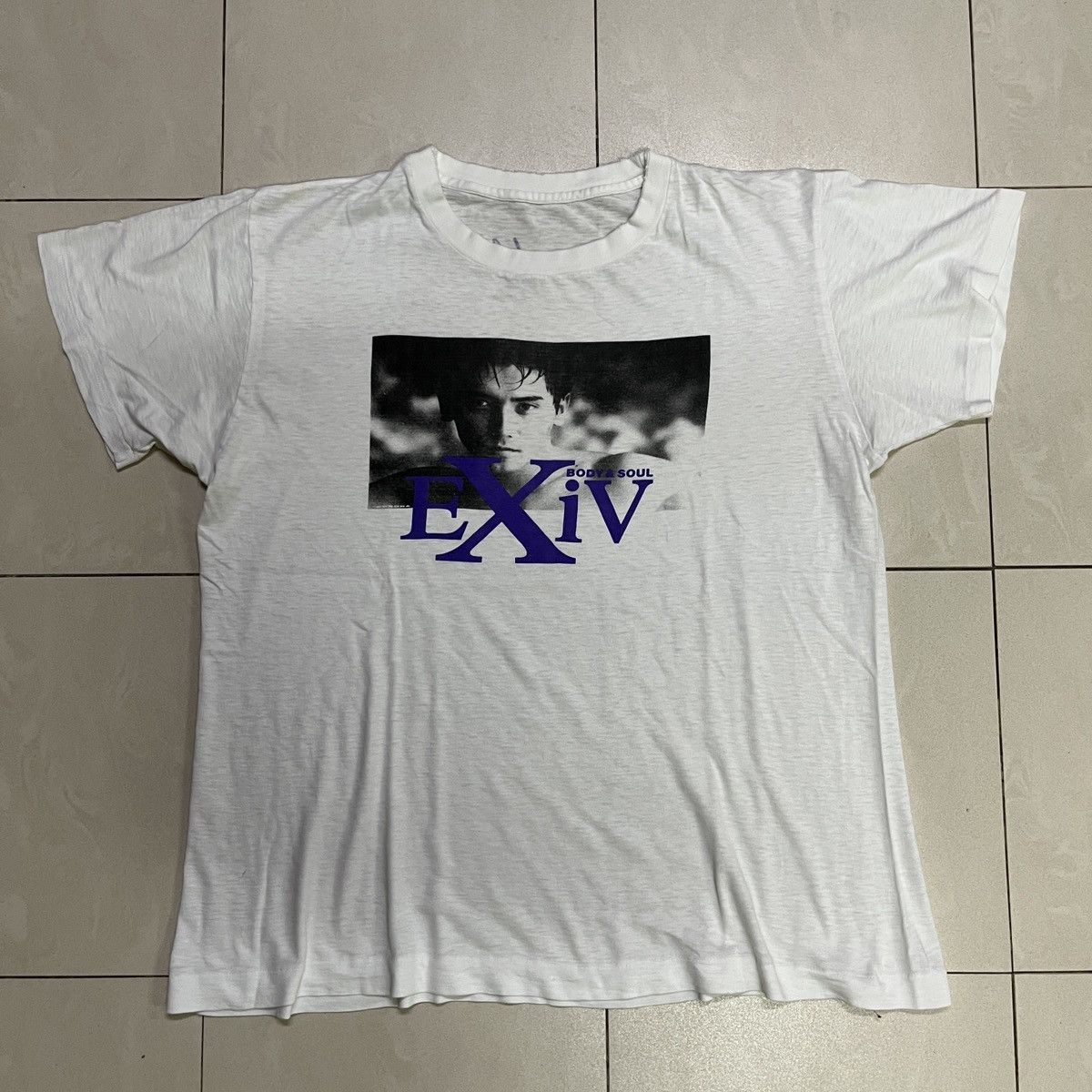Japanese Brand × Vintage Vintage Masahiro Motoki Exiv T Shirt Size US M / EU 48-50 / 2 - 2 Thumbnail
