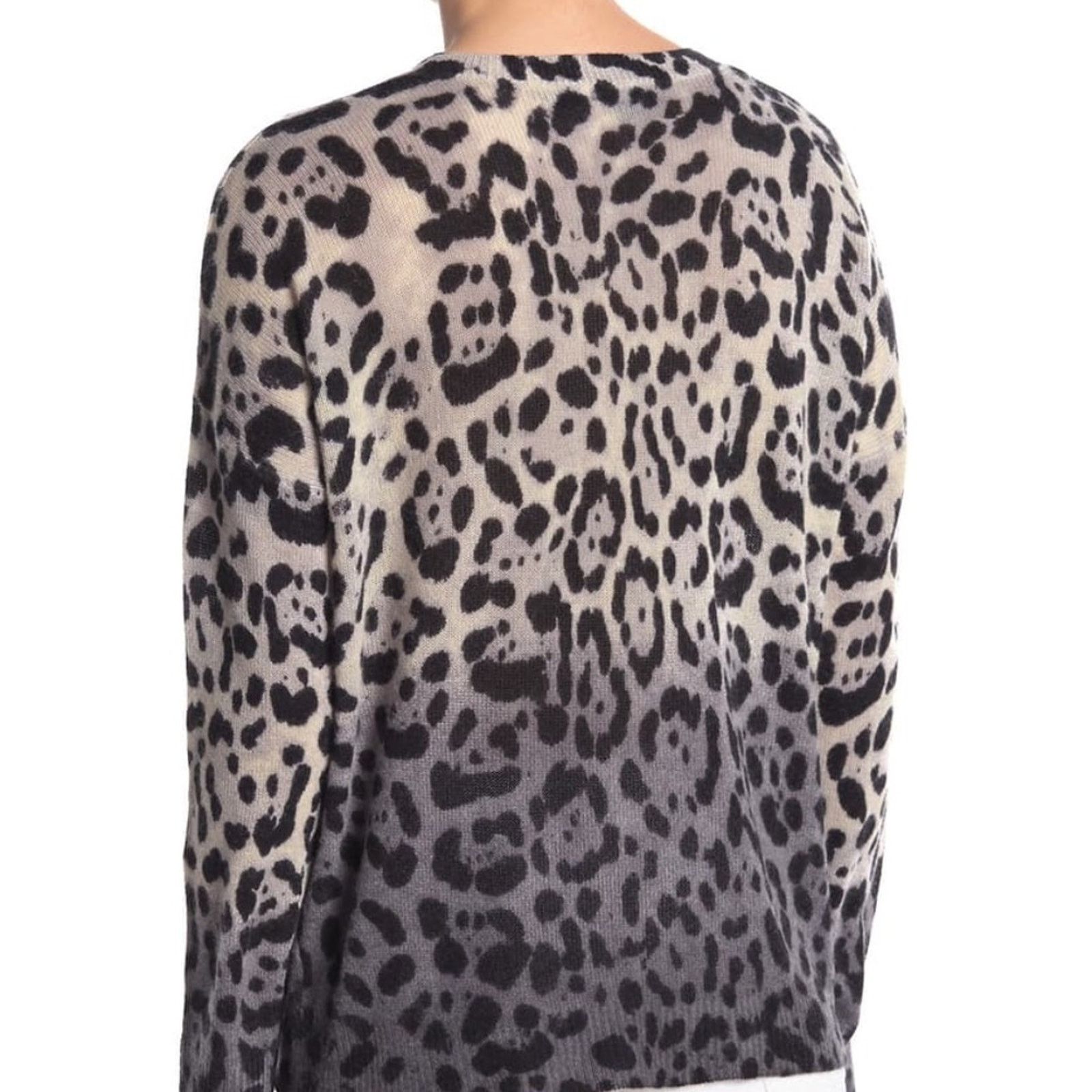 360Cashmere 360 Cashmere Leopard Print Cashmere Sweater Size XS / US 0-2 / IT 36-38 - 2 Thumbnail