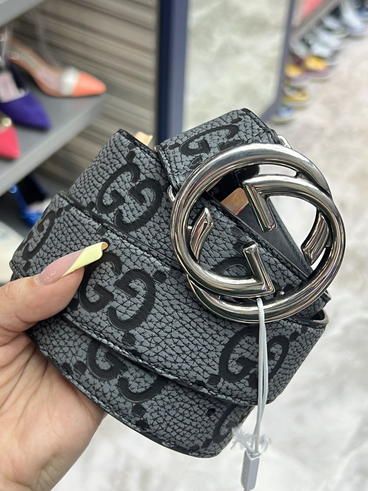 Gucci Gucci GG interlocking Buckle Belt Size 40 - 1 Thumbnail