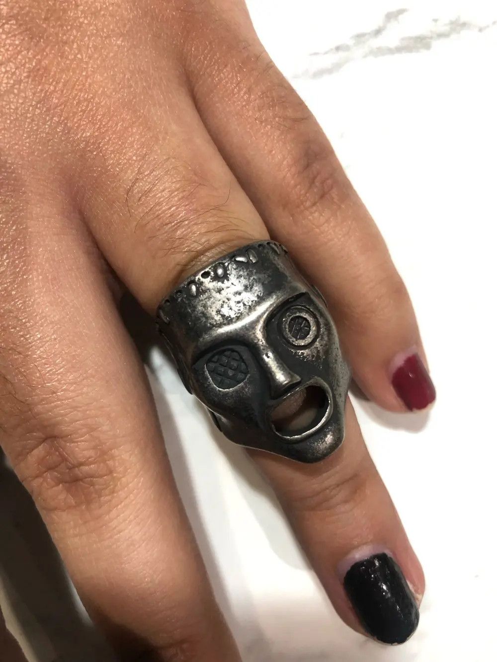 Jewelry Punk Rock Death Ring Size ONE SIZE - 4 Thumbnail