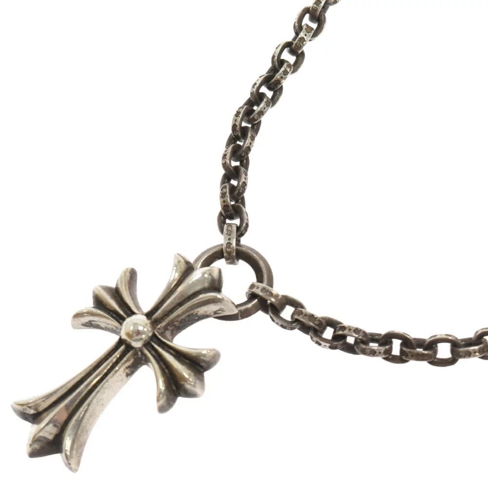 Chrome Hearts Paper Chain + Small Cross Necklace Combo