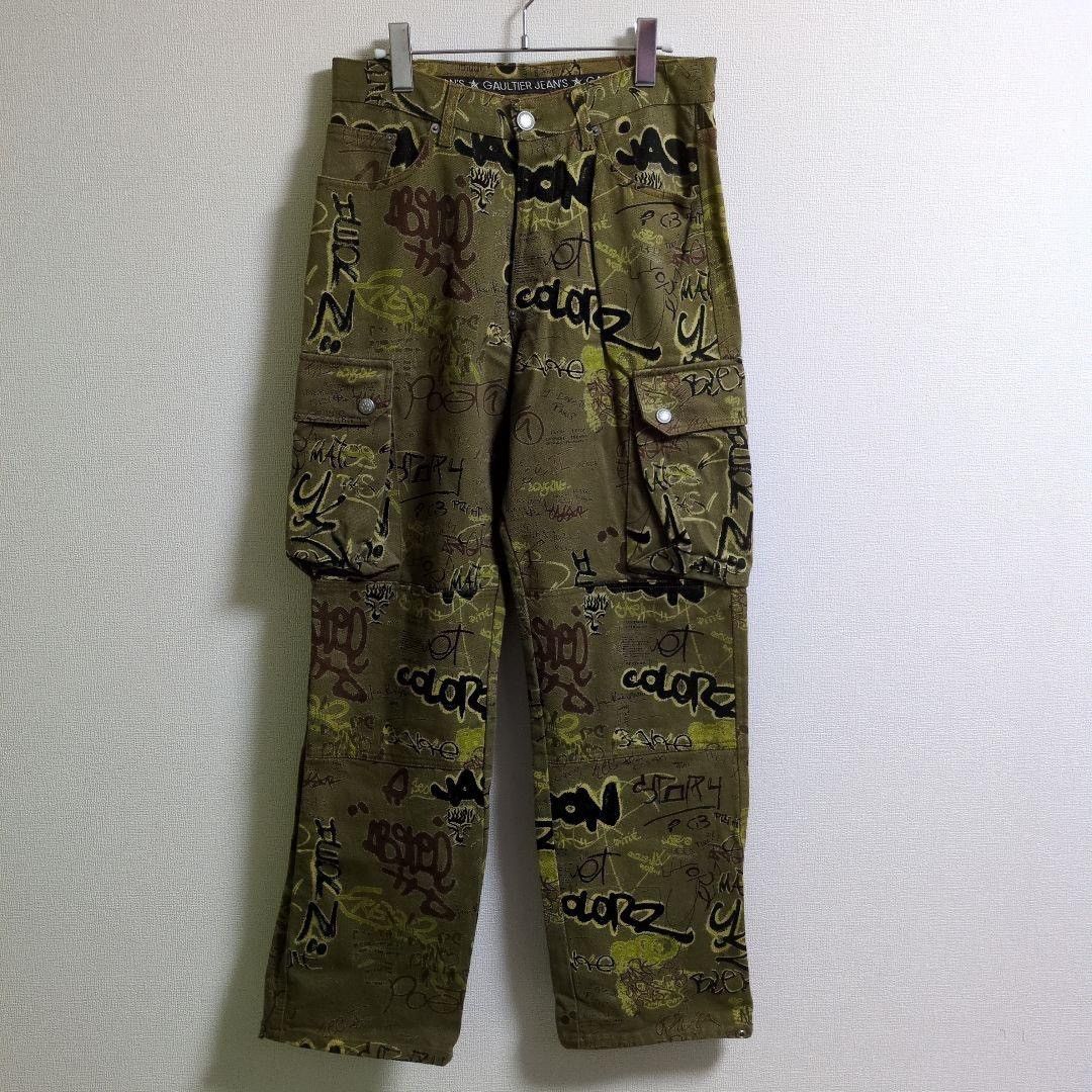 Jean Paul Gaultier Jean Paul Gaultier Graffiti Cargo Pants SS1994 Size US 31 - 1 Thumbnail