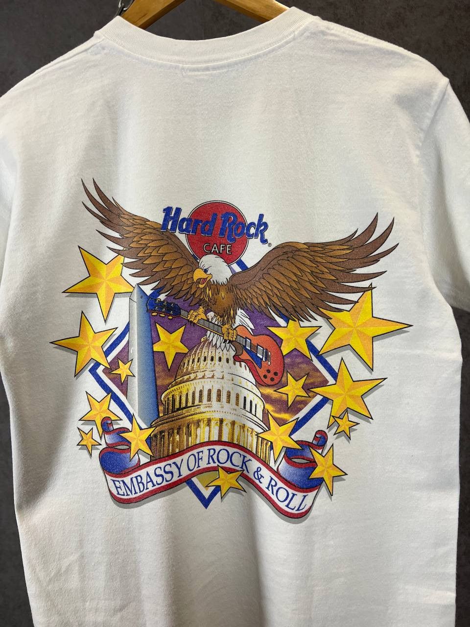 Hard Rock Cafe × Vintage Hard Rock Cafe Washington D.C vintage made in USA tee Size US S / EU 44-46 / 1 - 6 Thumbnail