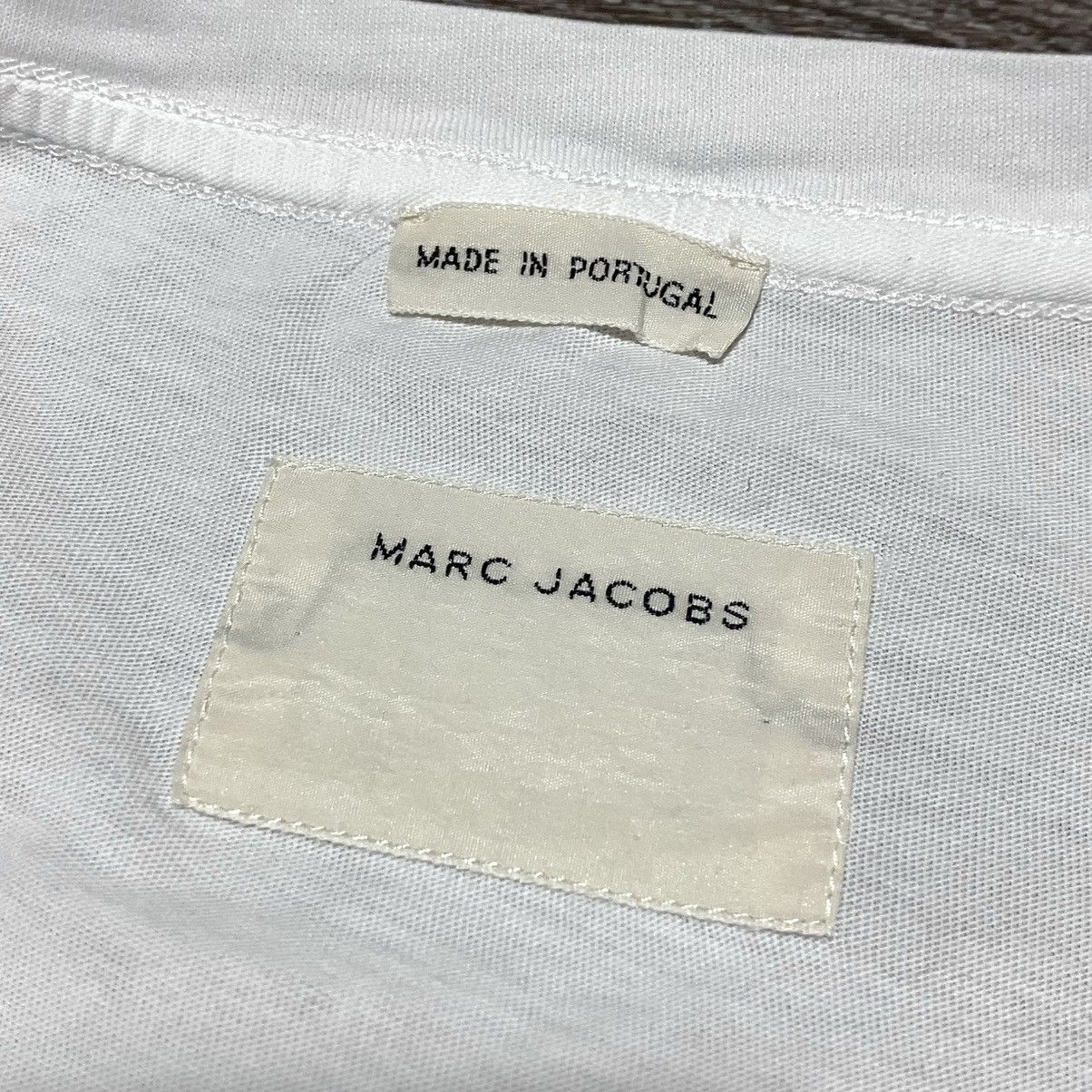 Marc Jacobs MARC JACOBS Upside Down Logo Cotton Slim Fit T-shirt Size US M / EU 48-50 / 2 - 4 Thumbnail