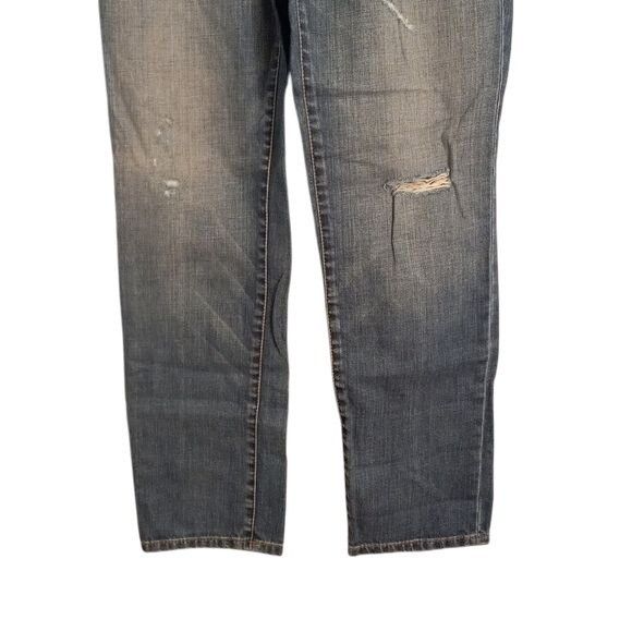 Loft Ann Taylor Loft Size 8 Jeans Boyfriend Distressed Blue Denim Size 30" / US 8 / IT 44 - 5 Thumbnail