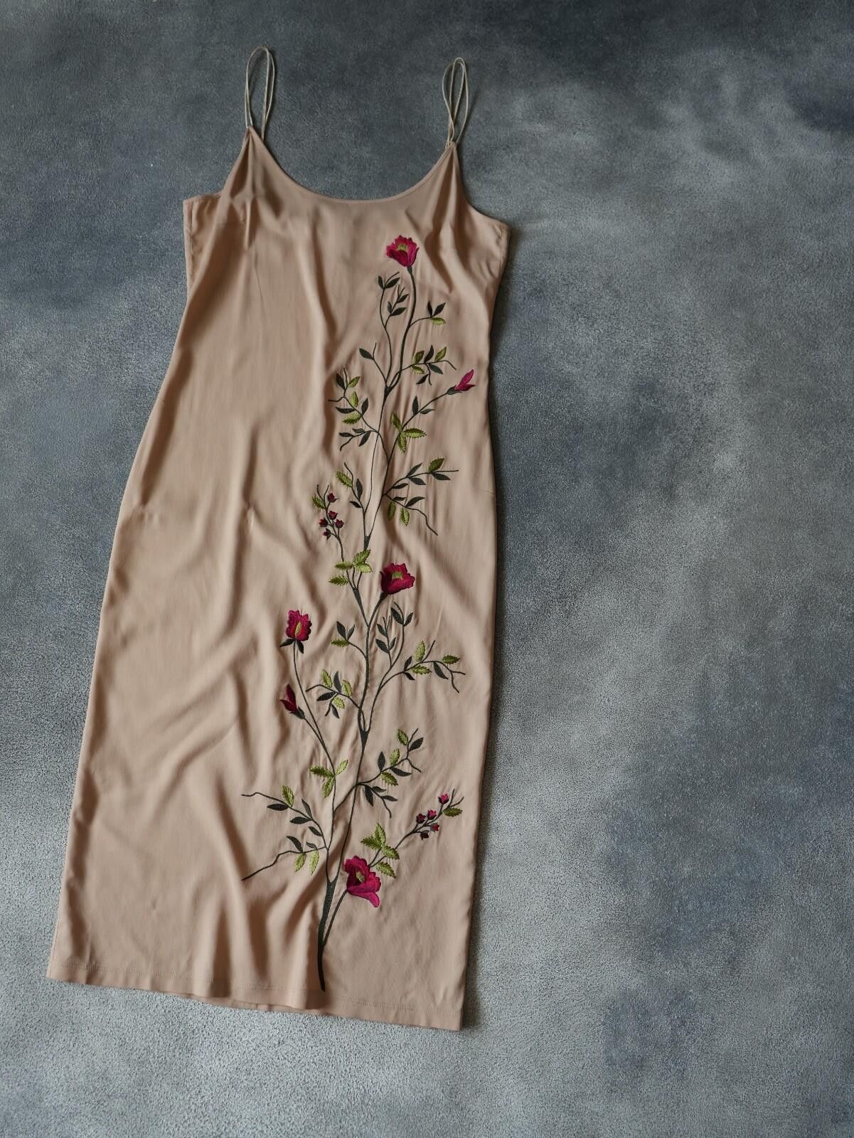 Dolce & Gabbana S/S 1998 Dolce & Gabbana CAMPAIGN Flolar Slip Dress VINTAGE Size S / US 4 / IT 40 - 7 Thumbnail