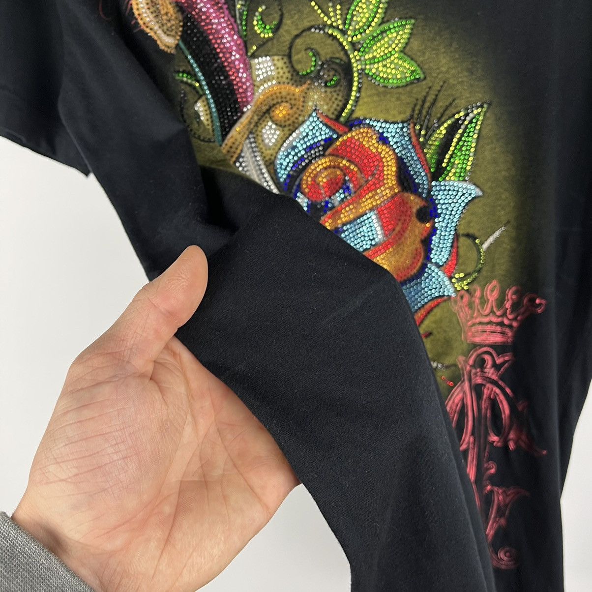 Christian Audigier Vintage Christian Audigier Ed Hardy rare y2k skulls tee 90’s Size US L / EU 52-54 / 3 - 8 Thumbnail
