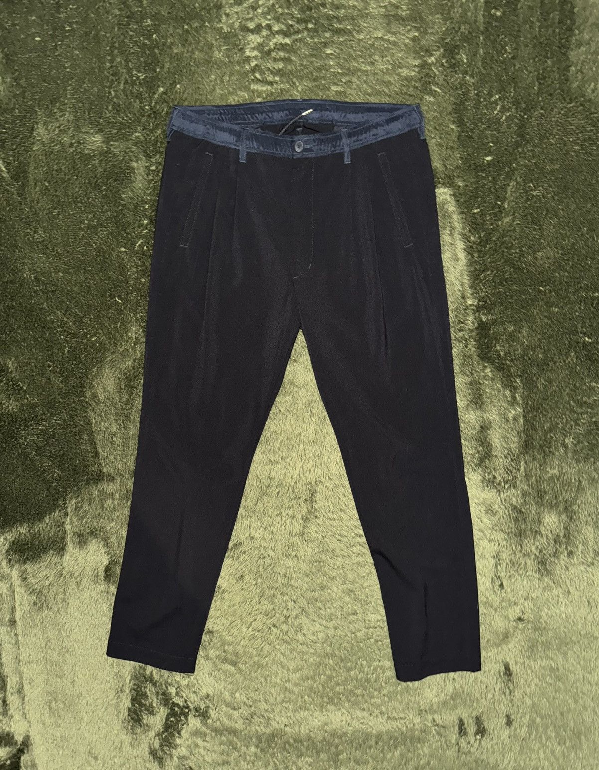 Beams Japan [M] Freak’s Store Poly Viscose pin tucked Easy Pants Size US 31 - 1 Thumbnail