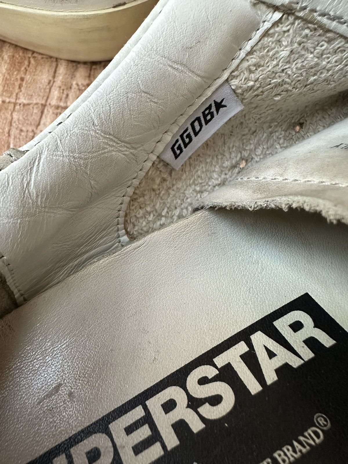 Golden Goose Golden Goose Superstar White Leather Nubuck Low Top Sneaks Size US 9 / EU 42 - 22 Thumbnail