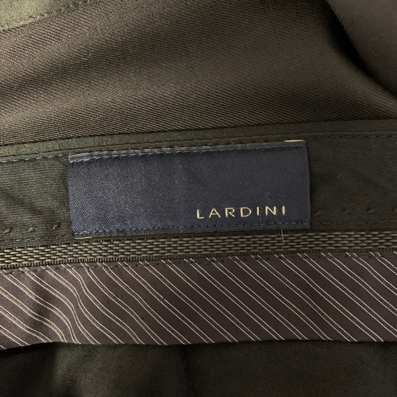 Lardini LARDINI Size 32 Black Wool Tuxedo Dress Pants Size US 32 / EU 48 - 4 Thumbnail
