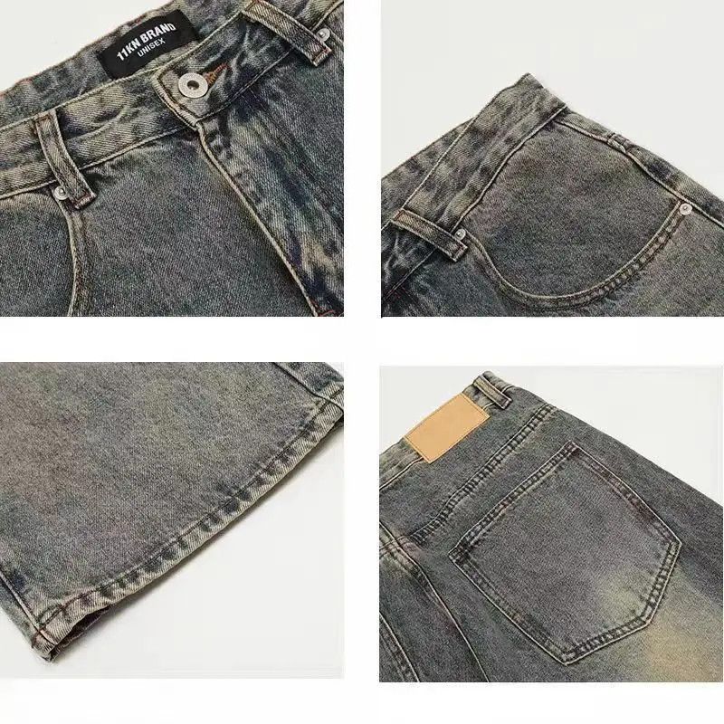 Designer × Japanese Brand Faded washed and distressed baggy jeans Size US 32 / EU 48 - 4 Thumbnail
