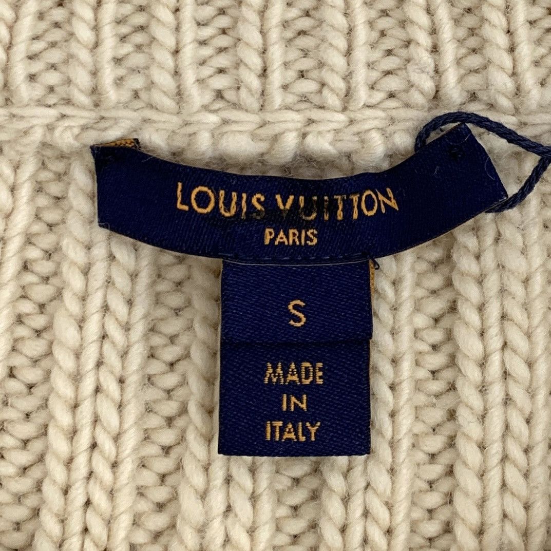 Louis Vuitton Louis Vuitton Brown Merino Long Sleeve Knit Sweater K26WX Size S / US 4 / IT 40 - 5 Thumbnail