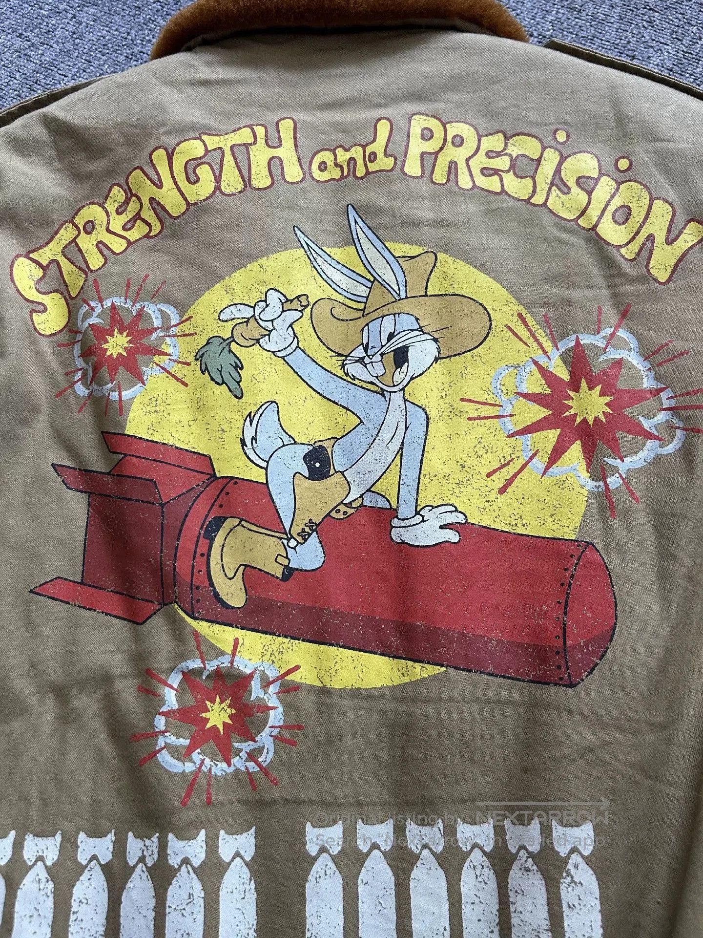 TOYS McCOY limited edition bugs bunny pilot jacket. Size US M / EU 48-50 / 2 - 2 Thumbnail