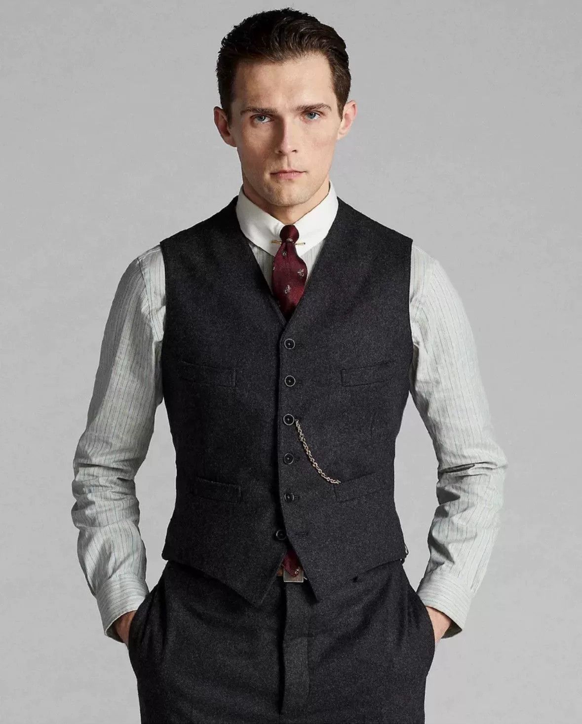 RRL Ralph Lauren RRL Ralph Lauren Wool Formal Vest Size US M / EU 48-50 / 2 - 1 Thumbnail