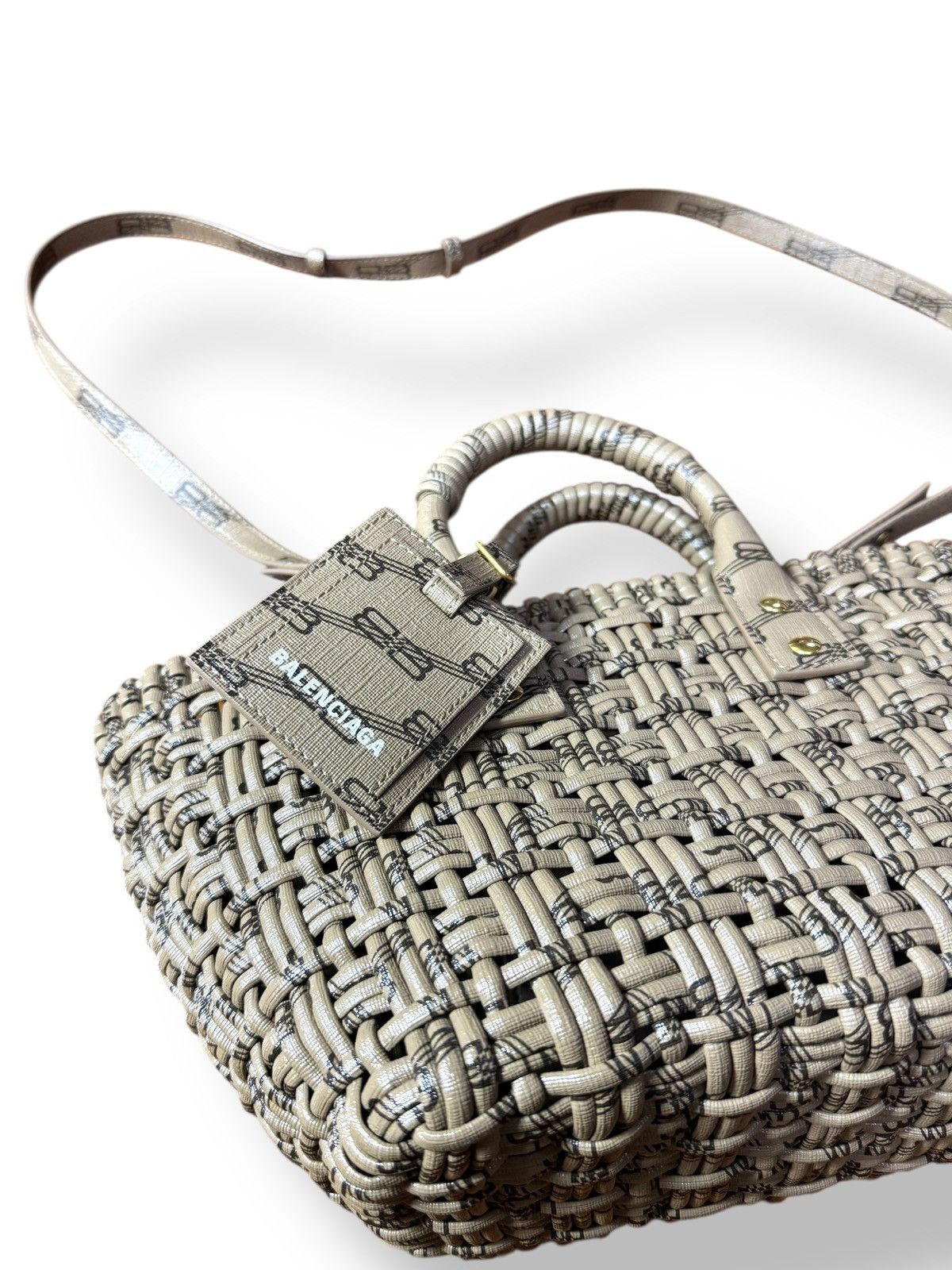 Balenciaga × Designer × Japanese Brand *RARE* AOP BALENCIAGA BISTRO BASKET BAG STRAP DEMNA BB Size ONE SIZE - 2 Thumbnail
