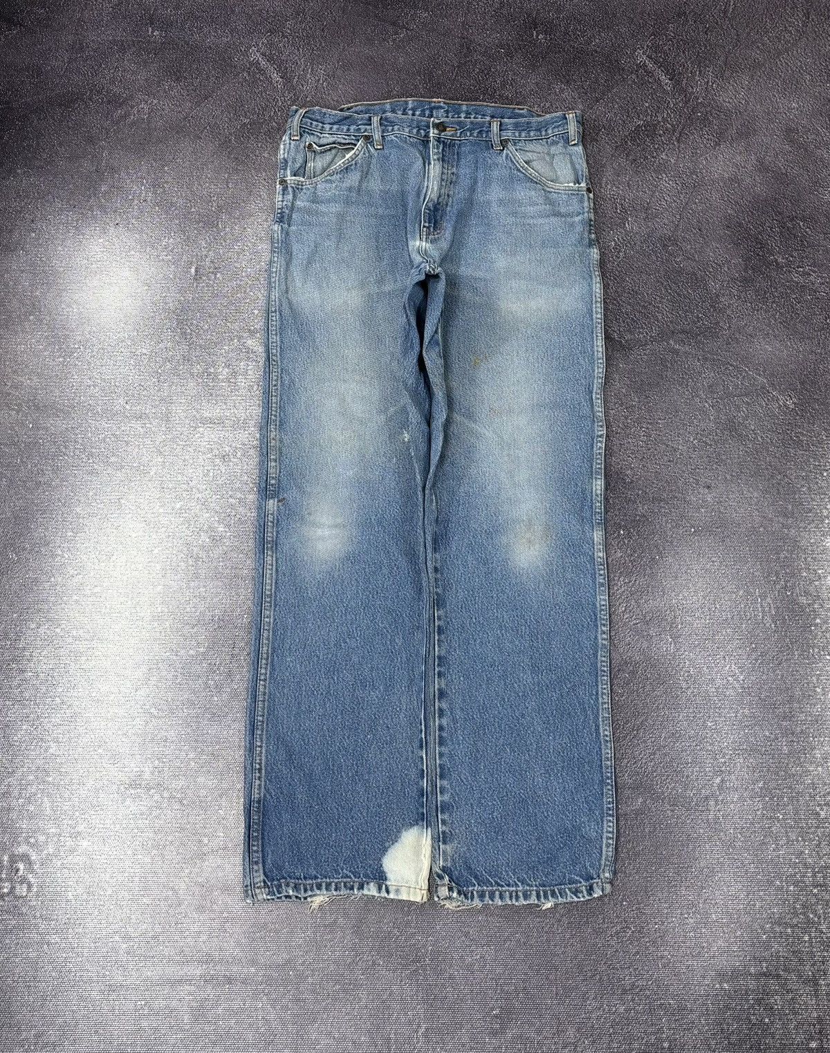 Dickies Vintage Dickies Regular Fit Y2K Faded Blue Work Denim Jeans Size US 36 / EU 52 - 2 Thumbnail