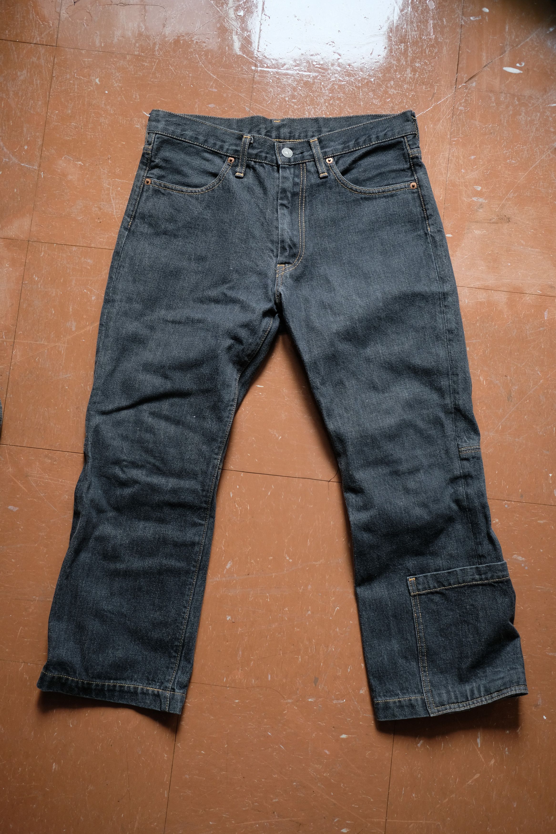 Yohji Yamamoto Yohji Yamamoto Pour Homme Cropped Denim Size US 32 / EU 48 - 1 Thumbnail