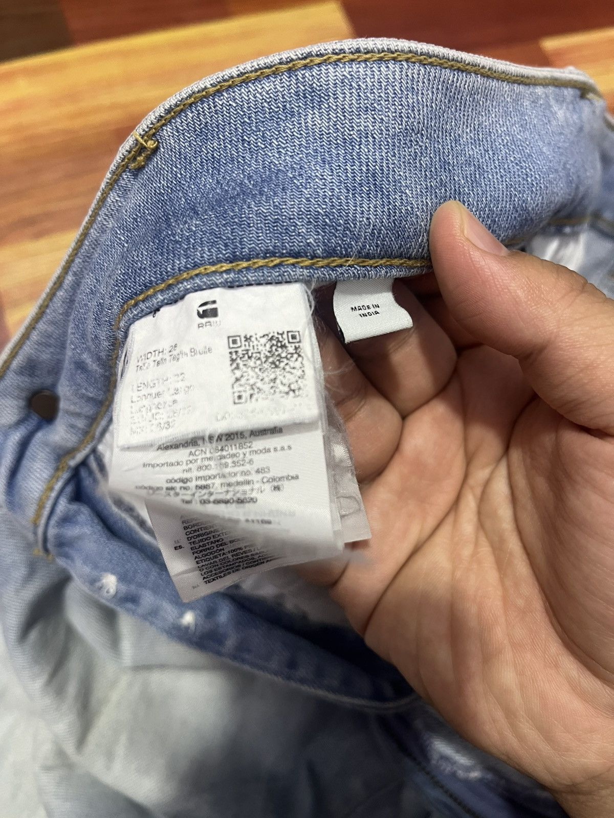 G-Star G Star RAW D Staq 3D Skinny Biker Jeans Size US 31 - 8 Thumbnail