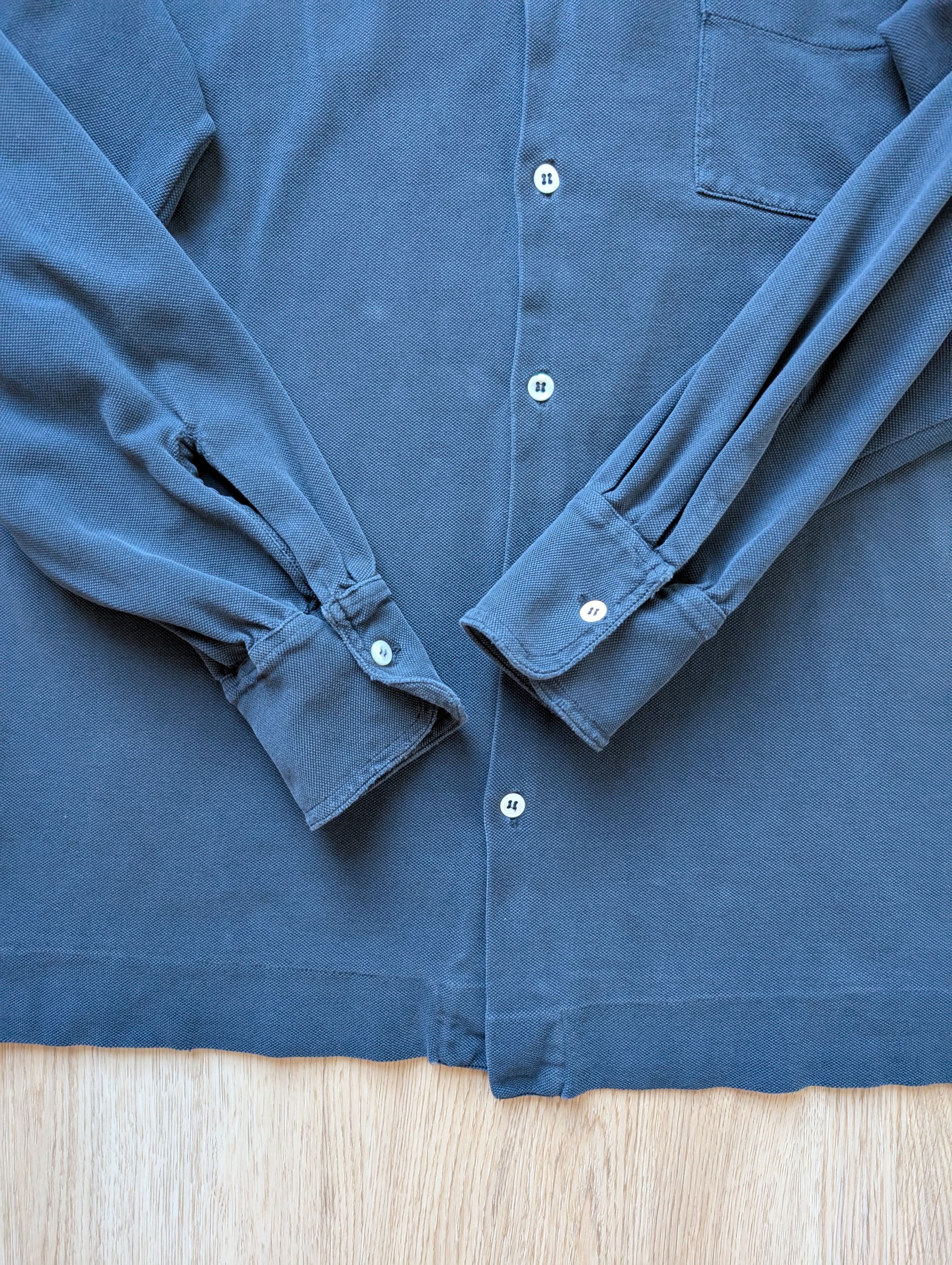 Fedeli Fedeli VTG Jersey Garment Dyed Organic Polo Shirt Size US L / EU 52-54 / 3 - 4 Thumbnail