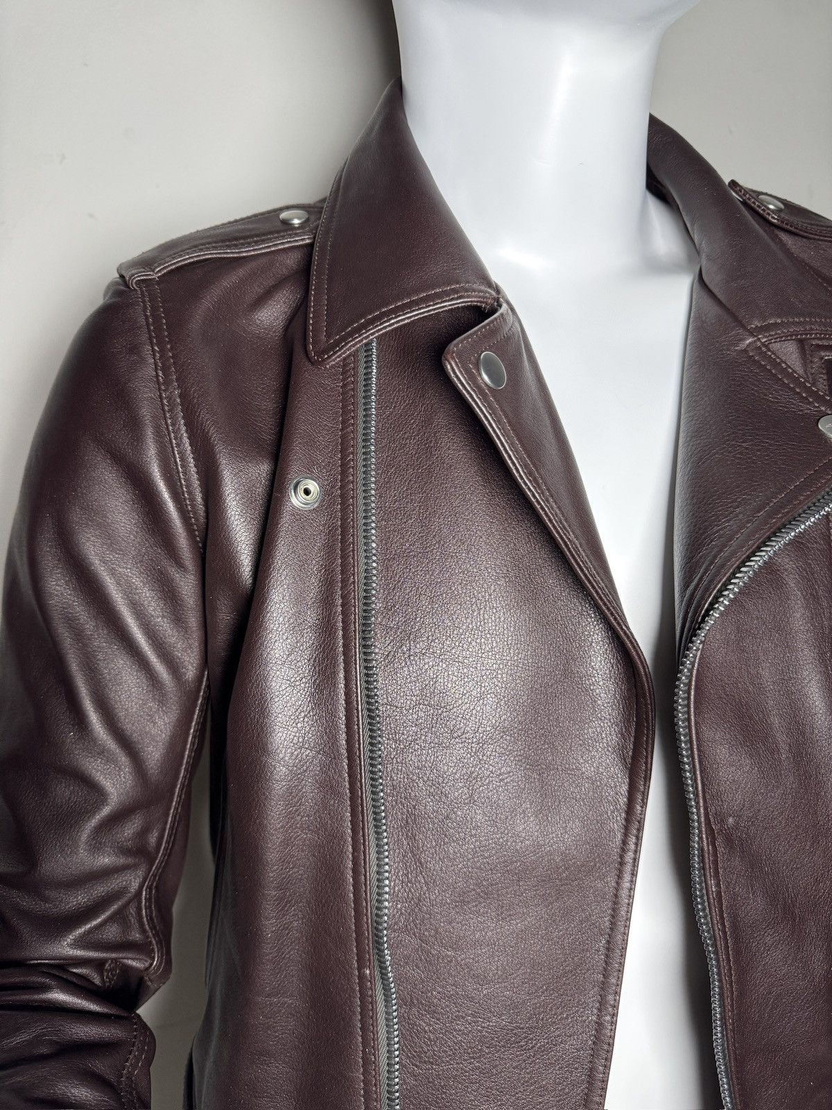 Rick Owens Rick Owens Oxblood Leather Bomber Jacket Size US M / EU 48-50 / 2 - 6 Thumbnail