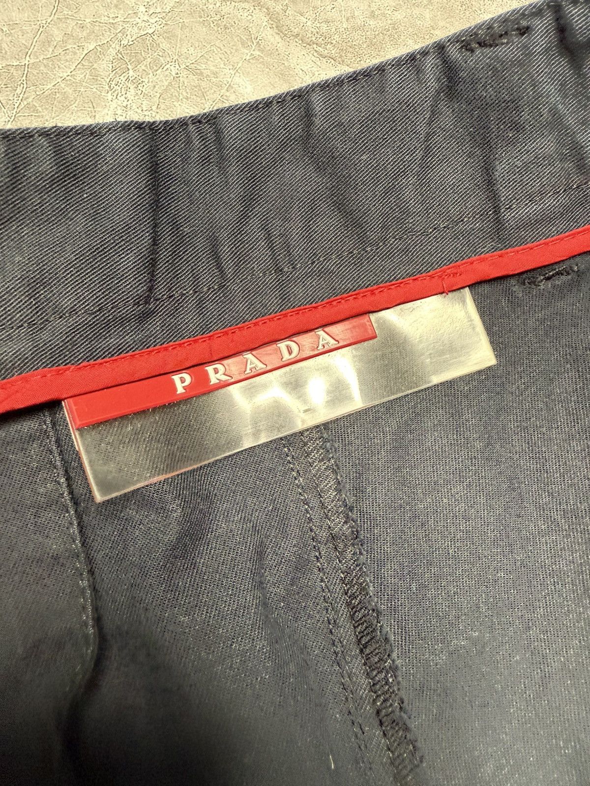 Prada Prada Red Tab Utility Trouser “elastic cotton material” Size US 31 - 8 Thumbnail