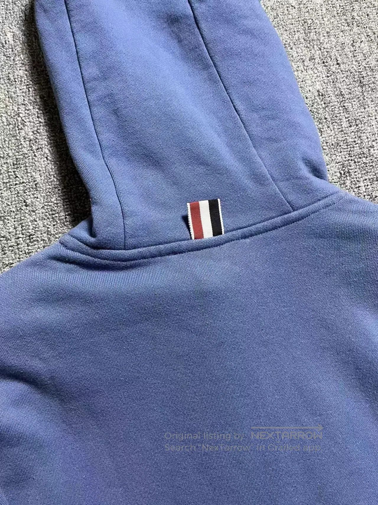 Thom Browne Thom Browne Stripe Hoodie for Men. Size US XL / EU 56 / 4 - 7 Thumbnail
