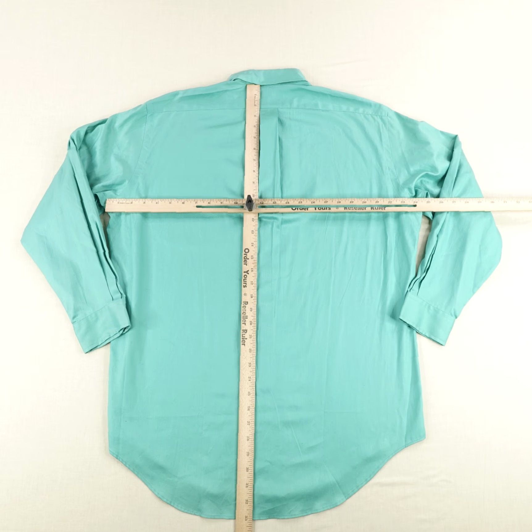 Ralph Lauren VINTAGE Ralph Lauren Shirt Mens Medium Green Button-Up 90s Preppy Classic Outdoor Casual Formal Dress Casual Mens Medium Green Ralph Lauren Shirt Size US M / EU 48-50 / 2 - 7 Thumbnail