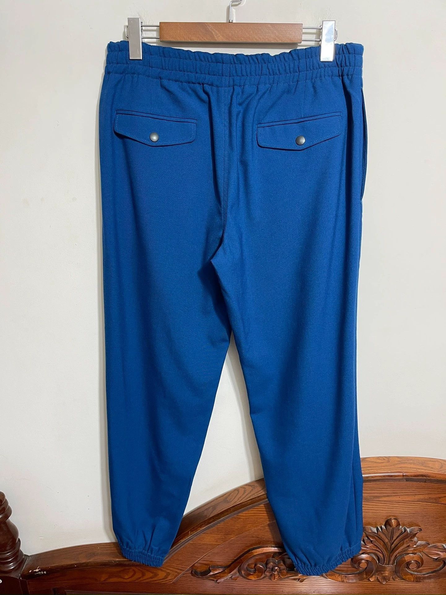 Alexander McQueen Blue Elastic Waist Jogger Pants Size 34 Size US 26 / EU 42 - 2 Thumbnail