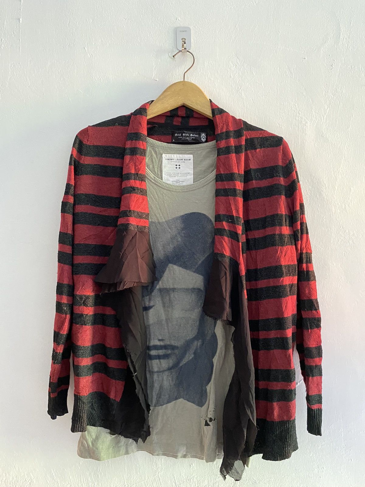 If Six Was Nine × Japanese Brand × Le Grande Bleu (L.G.B.) Match style culture striped knit cardigan Size US M / EU 48-50 / 2 - 1 Thumbnail